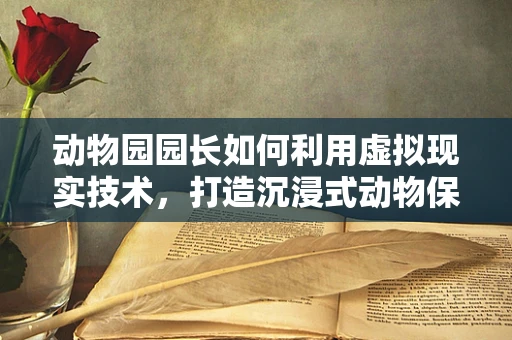 动物园园长如何利用虚拟现实技术，打造沉浸式动物保护教育体验？