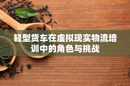 轻型货车在虚拟现实物流培训中的角色与挑战