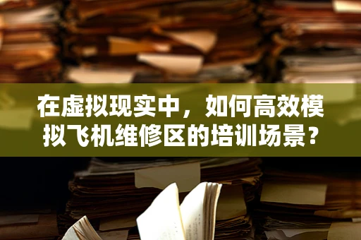 在虚拟现实中，如何高效模拟飞机维修区的培训场景？