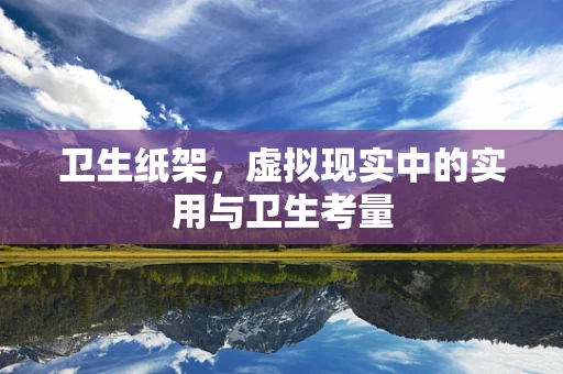 卫生纸架，虚拟现实中的实用与卫生考量