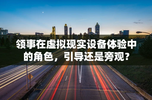 领事在虚拟现实设备体验中的角色，引导还是旁观？