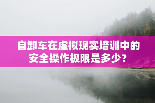 自卸车在虚拟现实培训中的安全操作极限是多少？