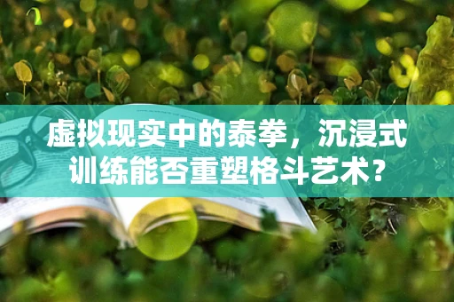 虚拟现实中的泰拳，沉浸式训练能否重塑格斗艺术？