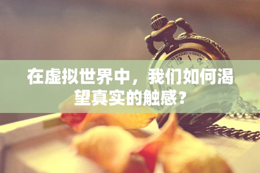 在虚拟世界中，我们如何渴望真实的触感？