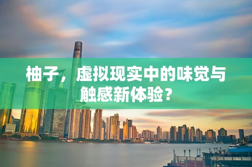 柚子，虚拟现实中的味觉与触感新体验？