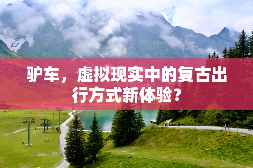驴车，虚拟现实中的复古出行方式新体验？