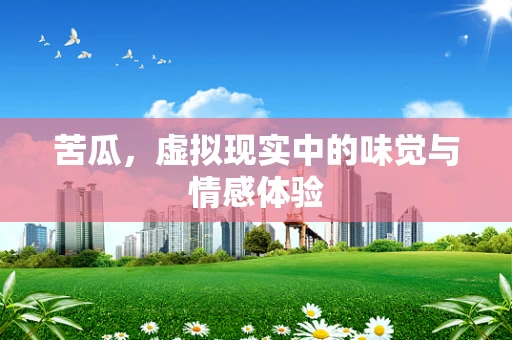 苦瓜，虚拟现实中的味觉与情感体验