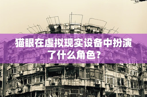 猫眼在虚拟现实设备中扮演了什么角色？
