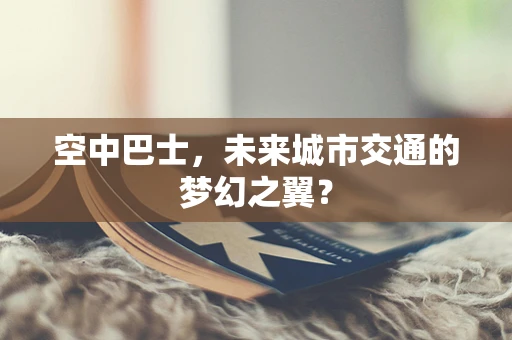 空中巴士，未来城市交通的梦幻之翼？