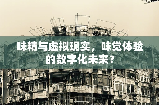 味精与虚拟现实，味觉体验的数字化未来？
