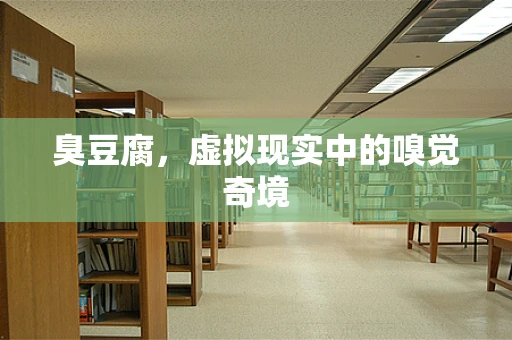 臭豆腐，虚拟现实中的嗅觉奇境