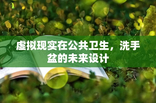虚拟现实在公共卫生，洗手盆的未来设计