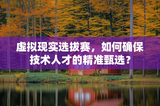 虚拟现实选拔赛，如何确保技术人才的精准甄选？