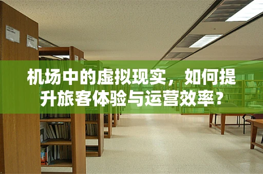 机场中的虚拟现实，如何提升旅客体验与运营效率？