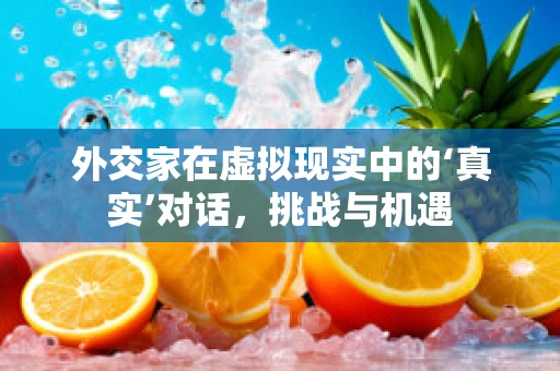 外交家在虚拟现实中的‘真实’对话，挑战与机遇
