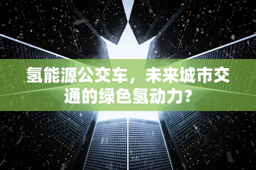 氢能源公交车，未来城市交通的绿色氢动力？