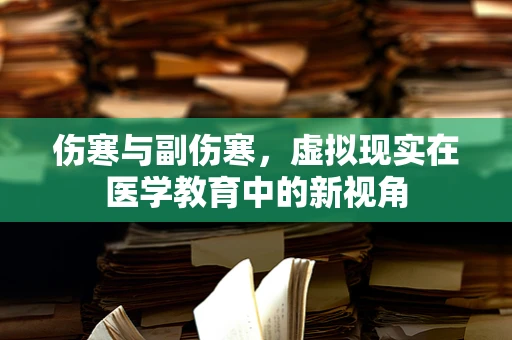 伤寒与副伤寒，虚拟现实在医学教育中的新视角