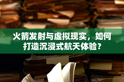 火箭发射与虚拟现实，如何打造沉浸式航天体验？