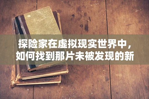 探险家在虚拟现实世界中，如何找到那片未被发现的新大陆？