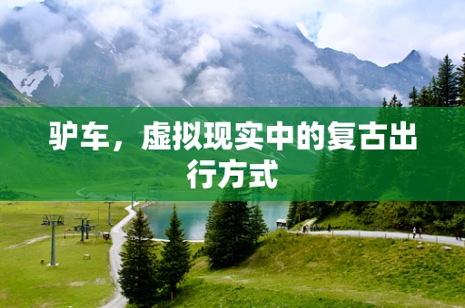 驴车，虚拟现实中的复古出行方式