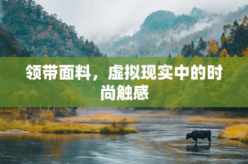领带面料，虚拟现实中的时尚触感
