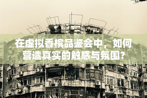 在虚拟香槟品鉴会中，如何营造真实的触感与氛围？