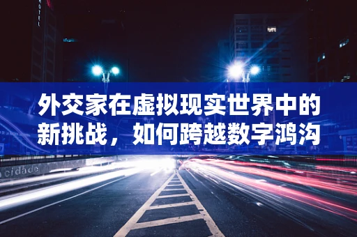 外交家在虚拟现实世界中的新挑战，如何跨越数字鸿沟？