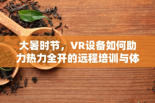 大暑时节，VR设备如何助力热力全开的远程培训与体验？