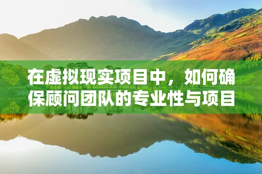 在虚拟现实项目中，如何确保顾问团队的专业性与项目目标对齐？