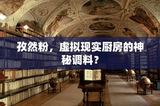 孜然粉，虚拟现实厨房的神秘调料？