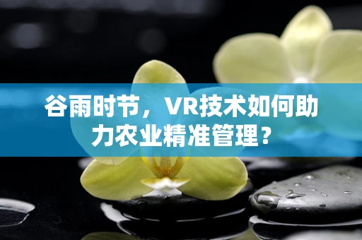 谷雨时节，VR技术如何助力农业精准管理？