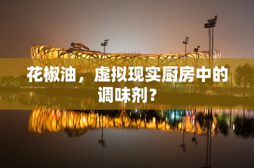花椒油，虚拟现实厨房中的调味剂？