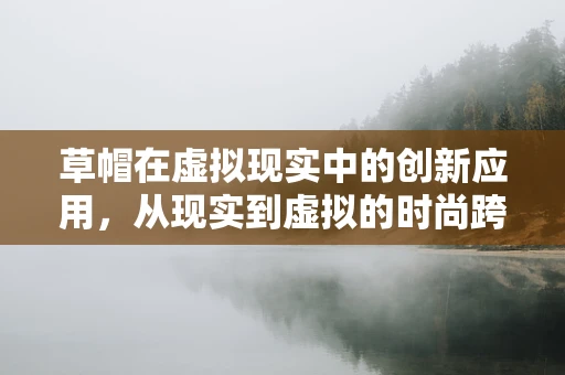 草帽在虚拟现实中的创新应用，从现实到虚拟的时尚跨越