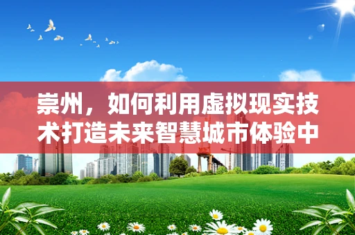 崇州，如何利用虚拟现实技术打造未来智慧城市体验中心？