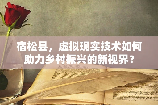 宿松县，虚拟现实技术如何助力乡村振兴的新视界？