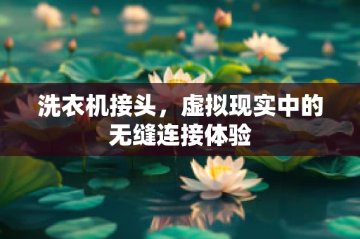 洗衣机接头，虚拟现实中的无缝连接体验