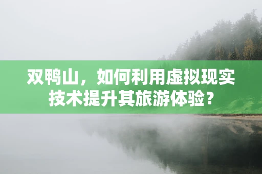 双鸭山，如何利用虚拟现实技术提升其旅游体验？