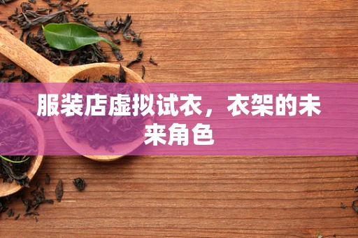 服装店虚拟试衣，衣架的未来角色