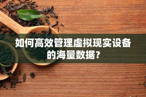 如何高效管理虚拟现实设备的海量数据？