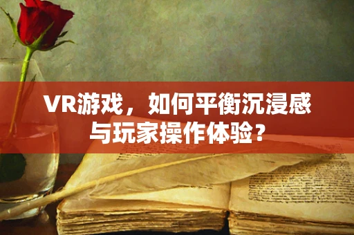 VR游戏，如何平衡沉浸感与玩家操作体验？