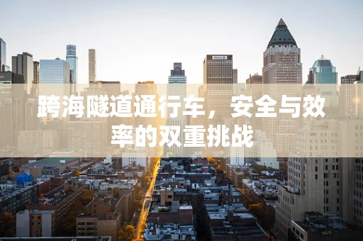 跨海隧道通行车，安全与效率的双重挑战
