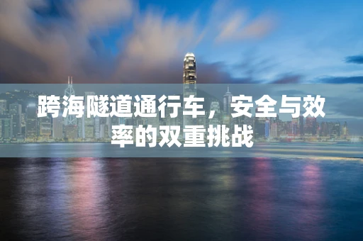 跨海隧道通行车，安全与效率的双重挑战