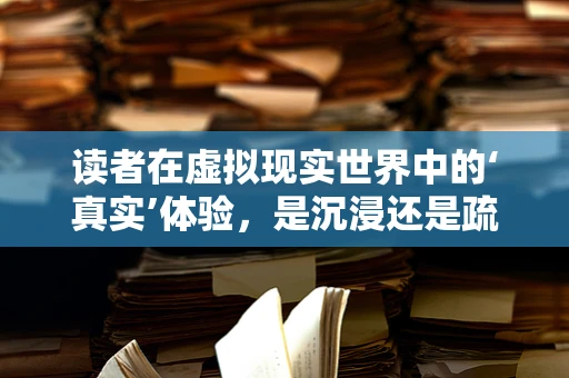 读者在虚拟现实世界中的‘真实’体验，是沉浸还是疏离？