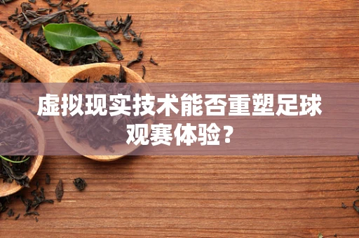 虚拟现实技术能否重塑足球观赛体验？