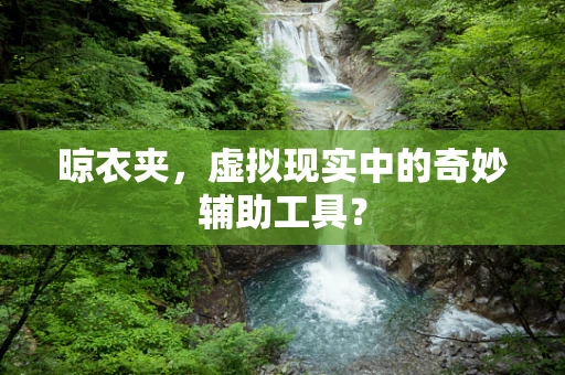 晾衣夹，虚拟现实中的奇妙辅助工具？