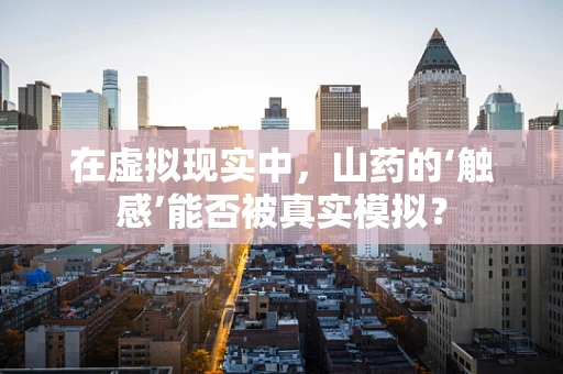 在虚拟现实中，山药的‘触感’能否被真实模拟？