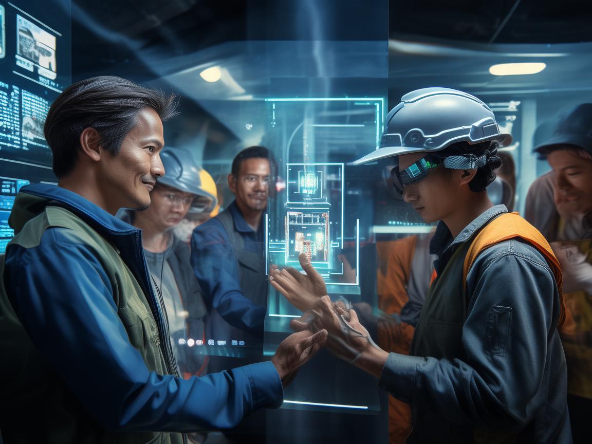 农民工代表在虚拟现实培训中的‘触电’，技术鸿沟如何跨越？